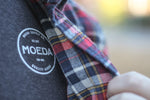 vintage t shirt-cotton-black-logo-flannel-Moeda Supply Company