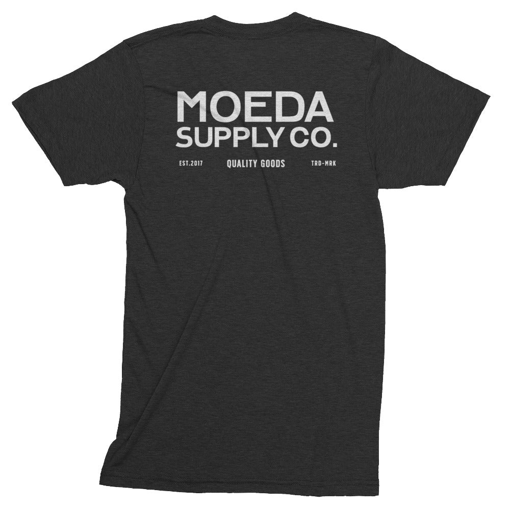 vintage t shirt-cotton-black-logo-Moeda Supply Company